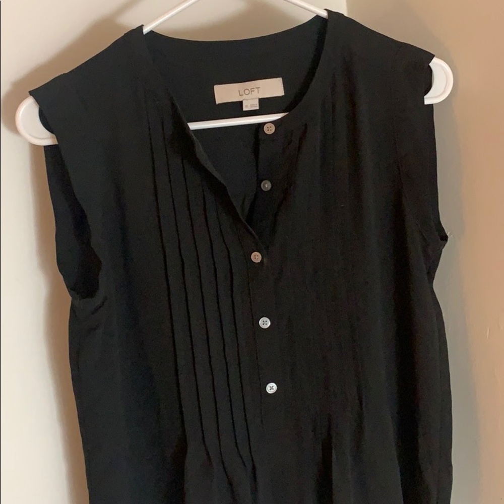 Loft Popover Shell Blouse